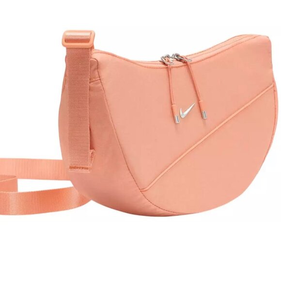 Nike Aura Crescent Crossbody Bag in Apricot Agate/Matte Silver NWT - Picture 1 of 7